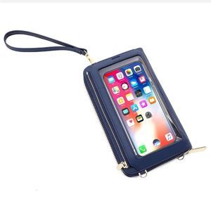 RFID Blocking Wallet for Women's Touch Screen Handbag Cell Phone Purse Crossbody